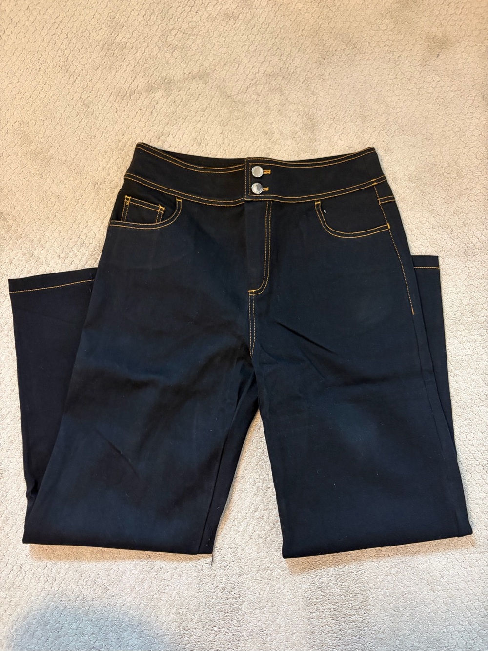 XL Women’s High-Rise Black Stretch Jeans